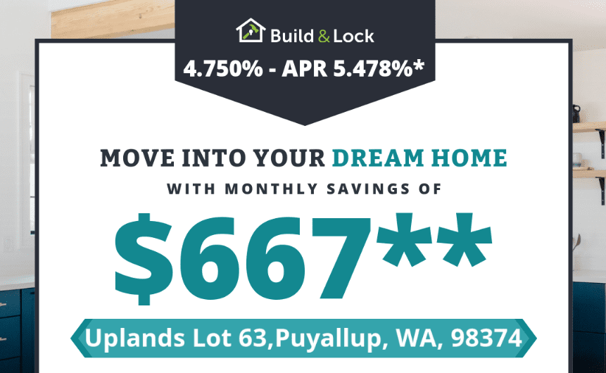 Uplands lot 63 build and lock rates